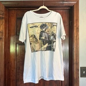Green Day Vintage-Inspired White Graphic Tee